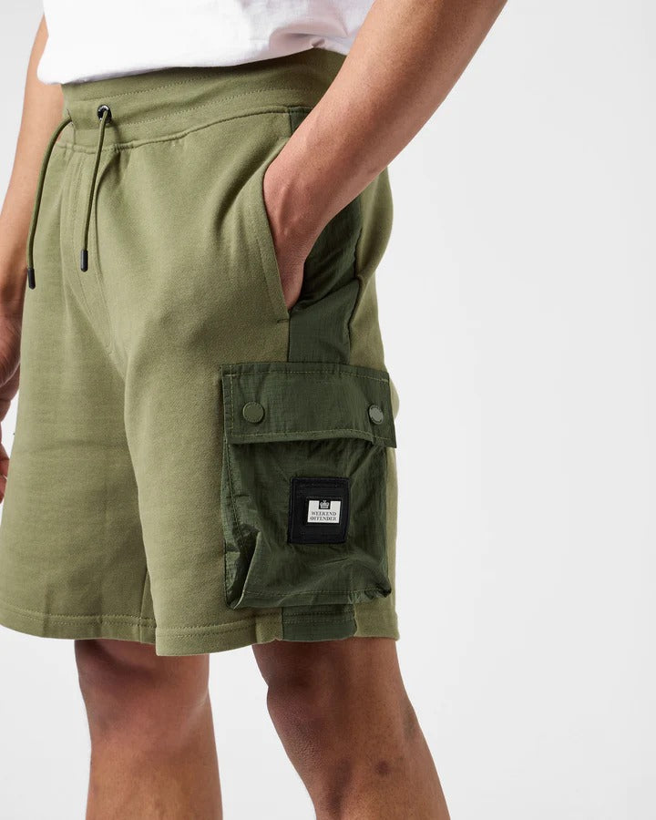 Weekend Offender Pink Sands Jogger Shorts in Bonsai