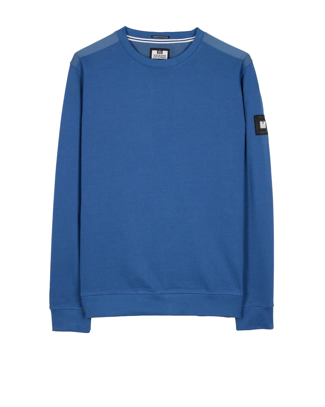 Weekend Offender F Bomb Sweatshirt in Deep Blue