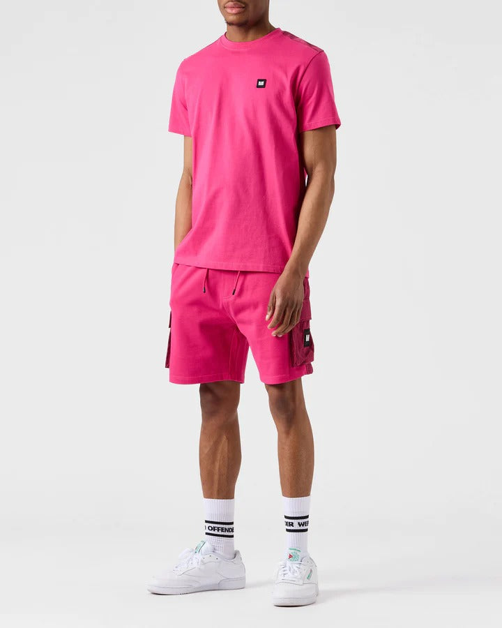 Weekend Offender Garcia T-Shirt in Magenta