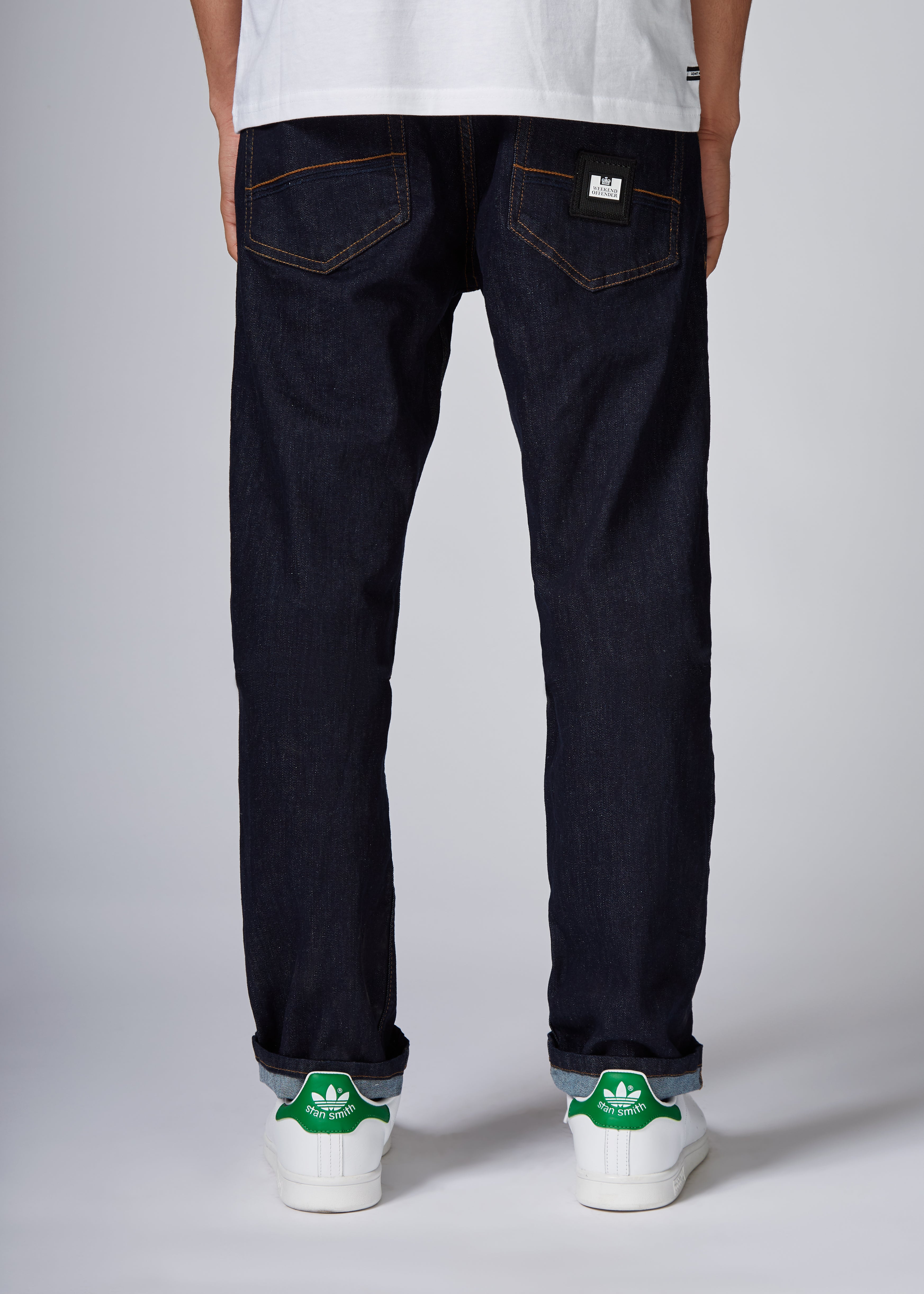 Weekend Offender Regular Tapered Jeans Dark Rinse Wash