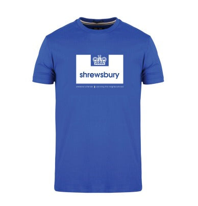 Weekend Offender City Shrewsbury Series T-Shirt in Electric Blue *Excluded from Sale