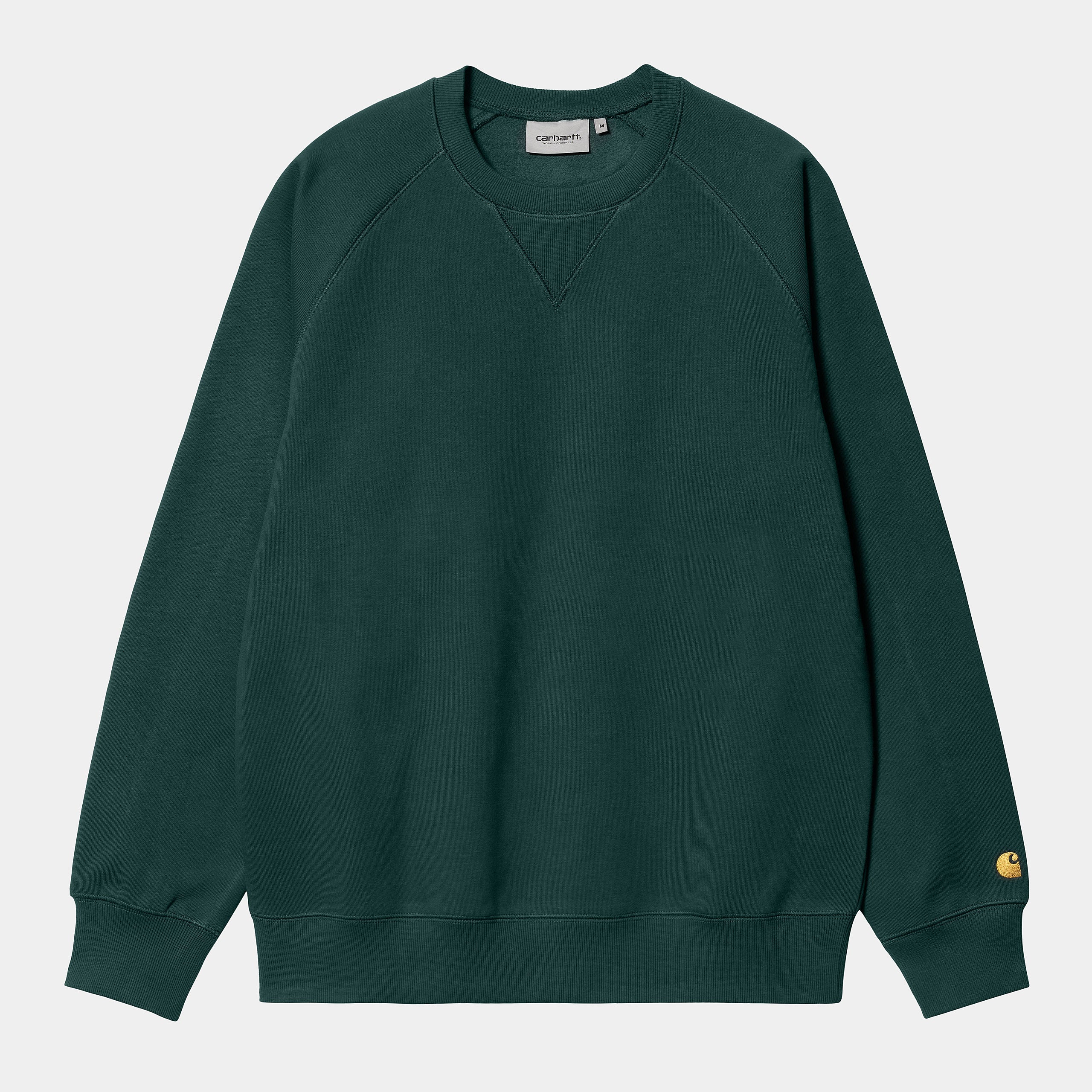 Carhartt WIP Chase Sweat in Botanic/Gold