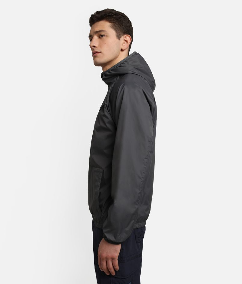 Napapijri A-Morgex Hooded Zip Jacket in Volcano