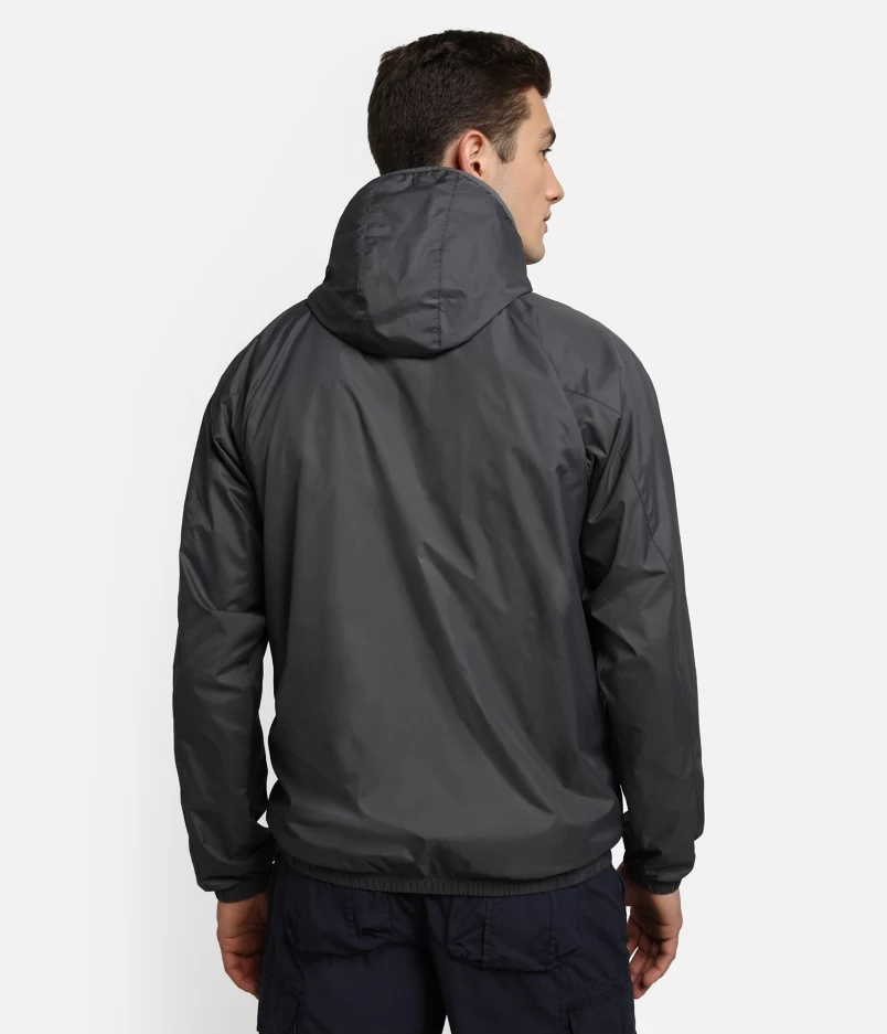 Napapijri A-Morgex Hooded Zip Jacket in Volcano