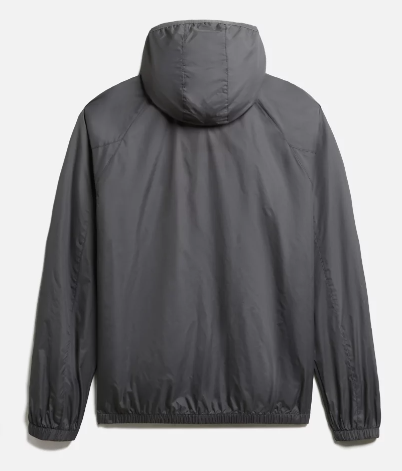 Napapijri A-Morgex Hooded Zip Jacket in Volcano