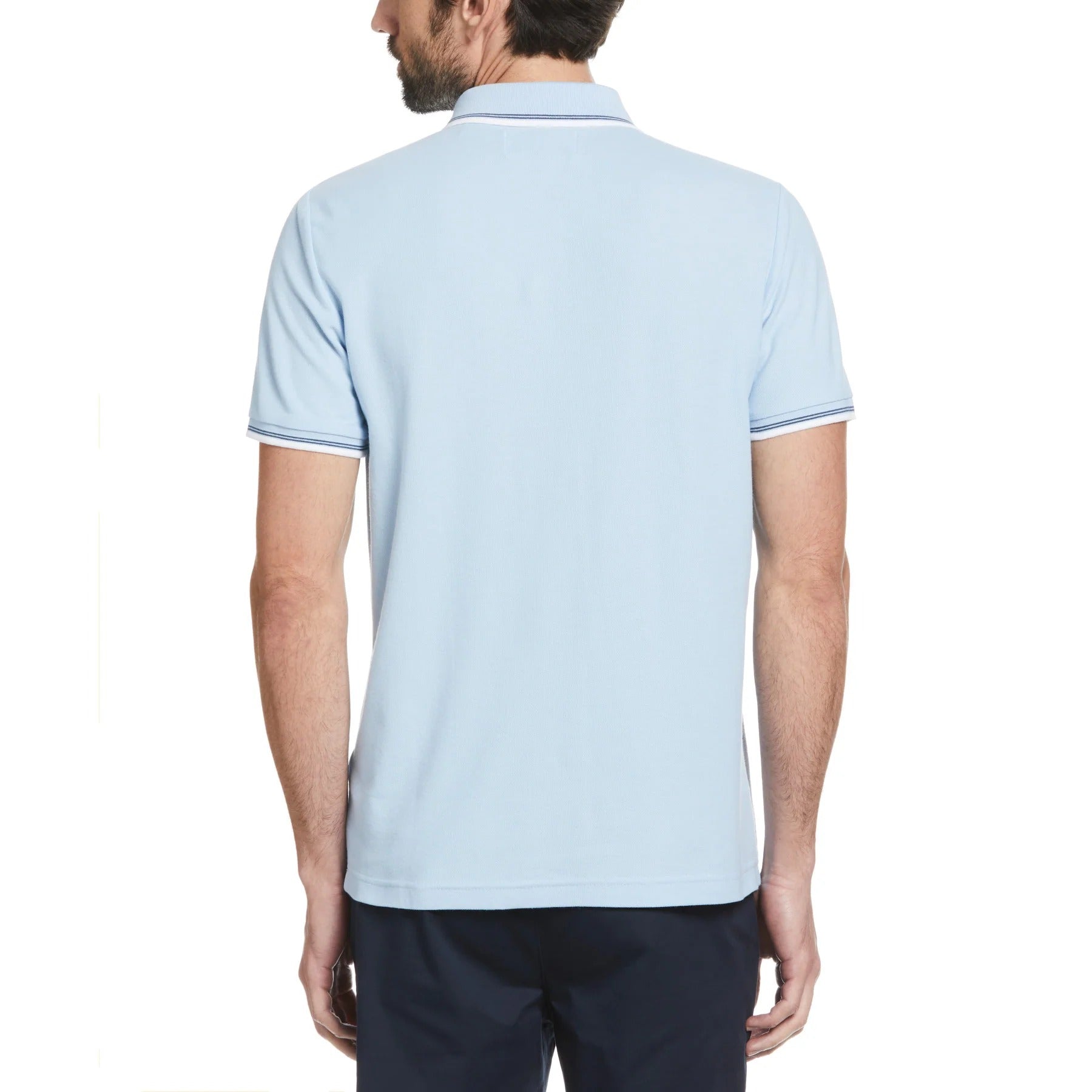 Original Penguin Twin Tipped Polo Cerulean Blue