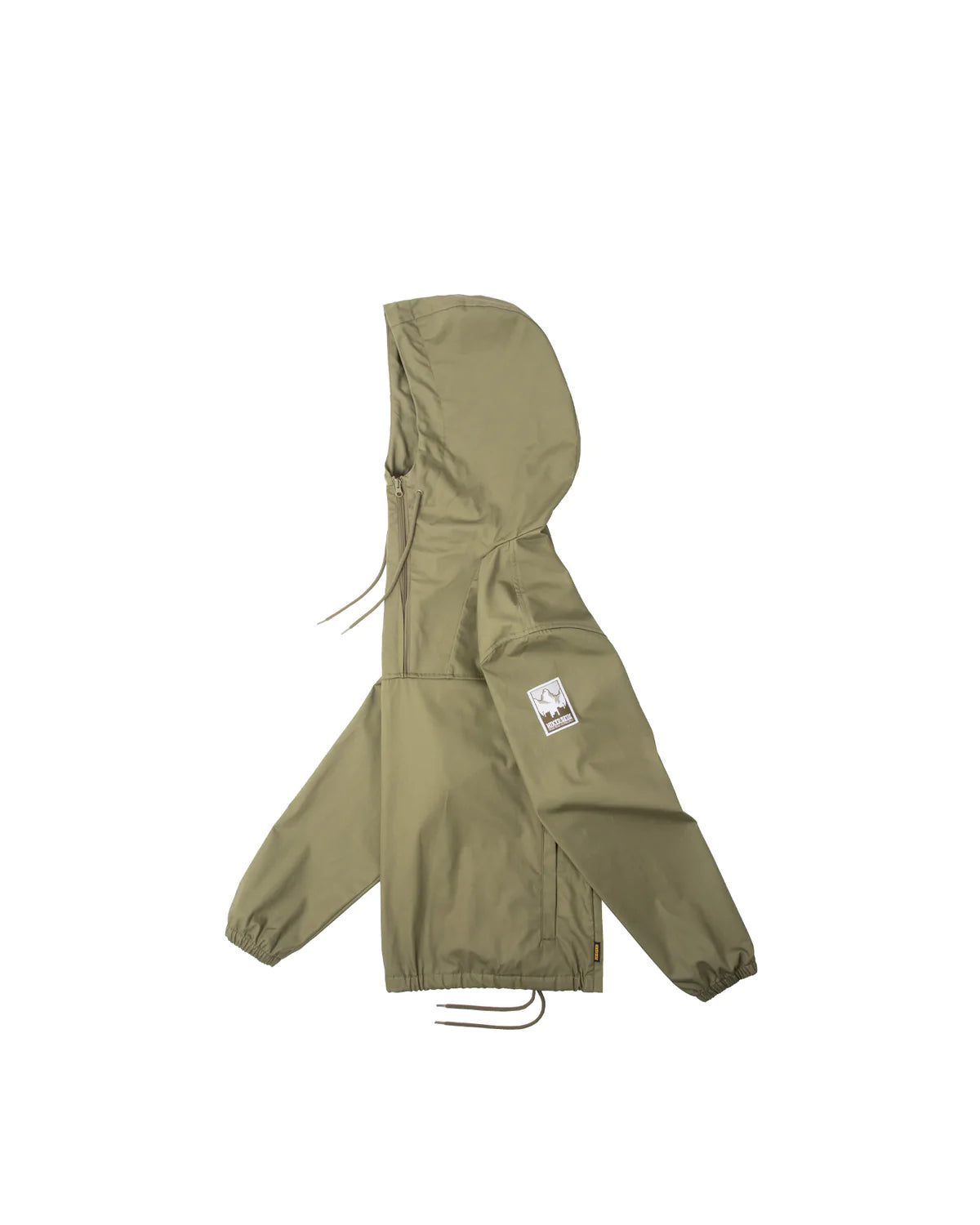 Hikerdelic Conway Hooded Smock Jacket Khaki