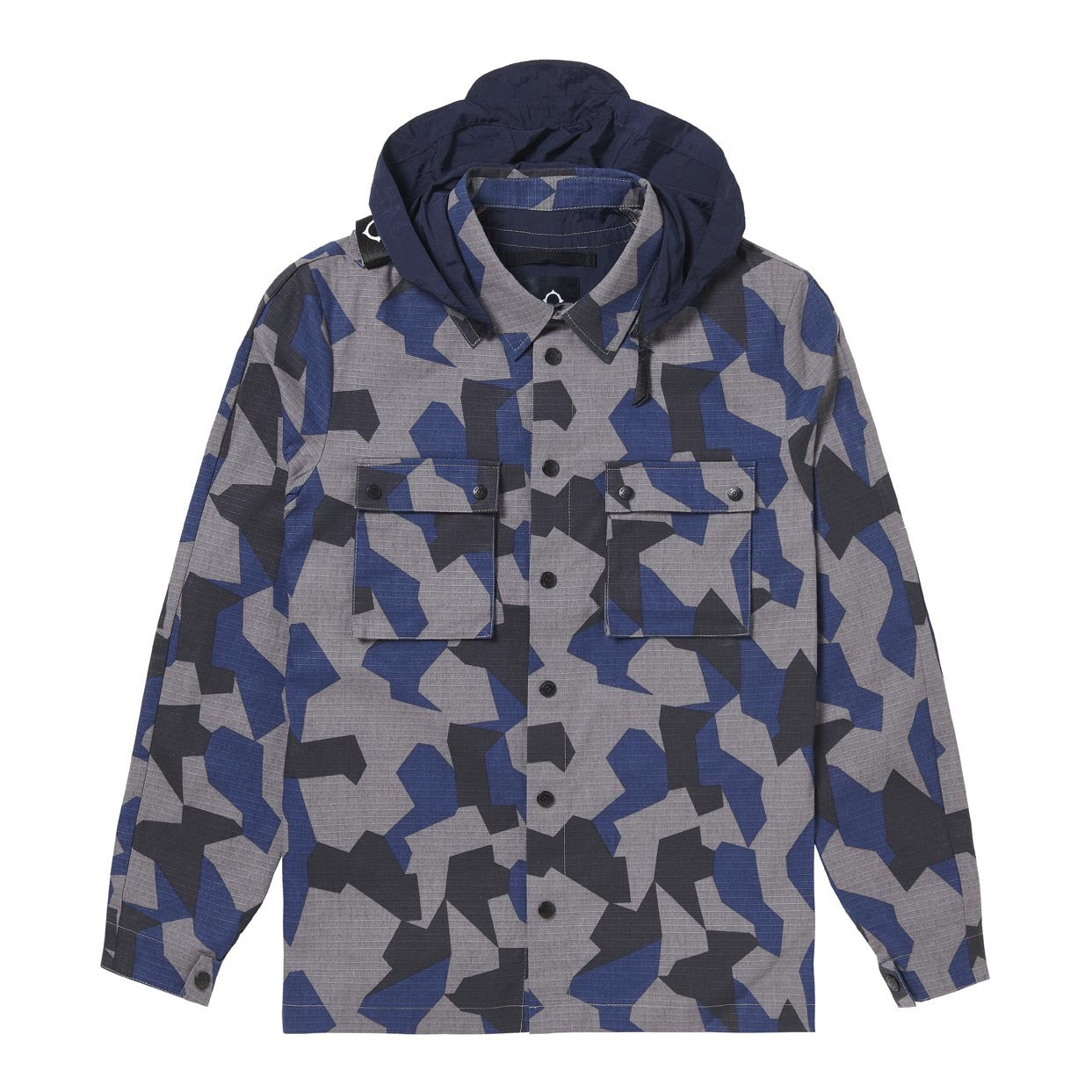 Ma.Strum DH Overshirt Jacket in Black Camo