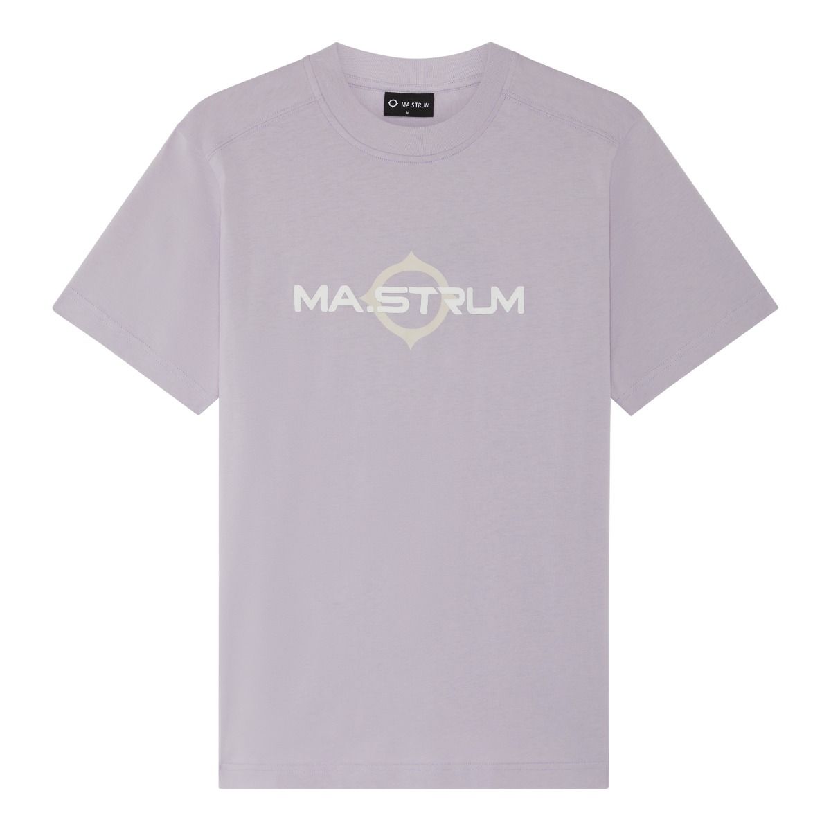 Ma.Strum Logo Print T-Shirt Thistle