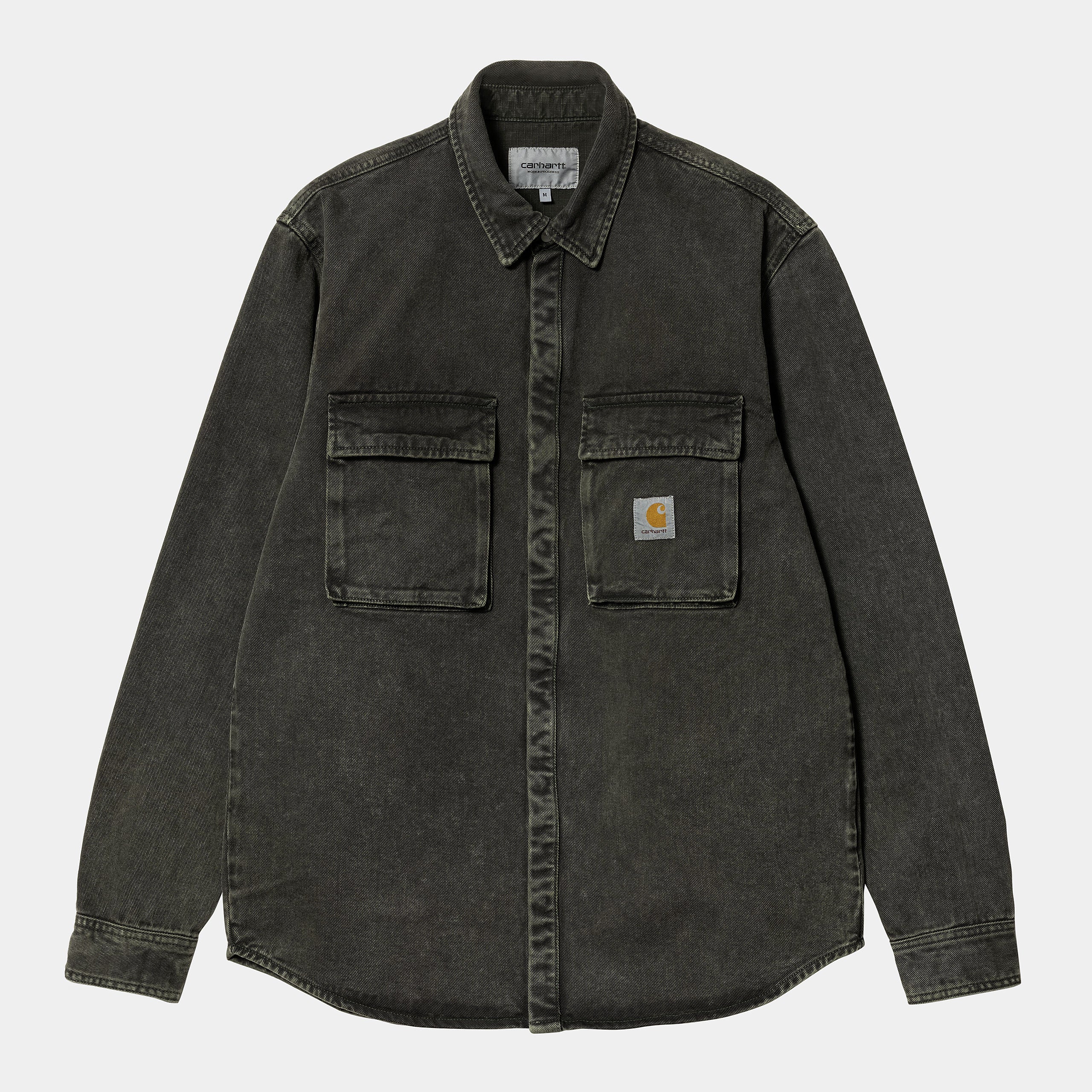 Carhartt Monterey Shirt Jac in Black (worn washed) – Inocencia