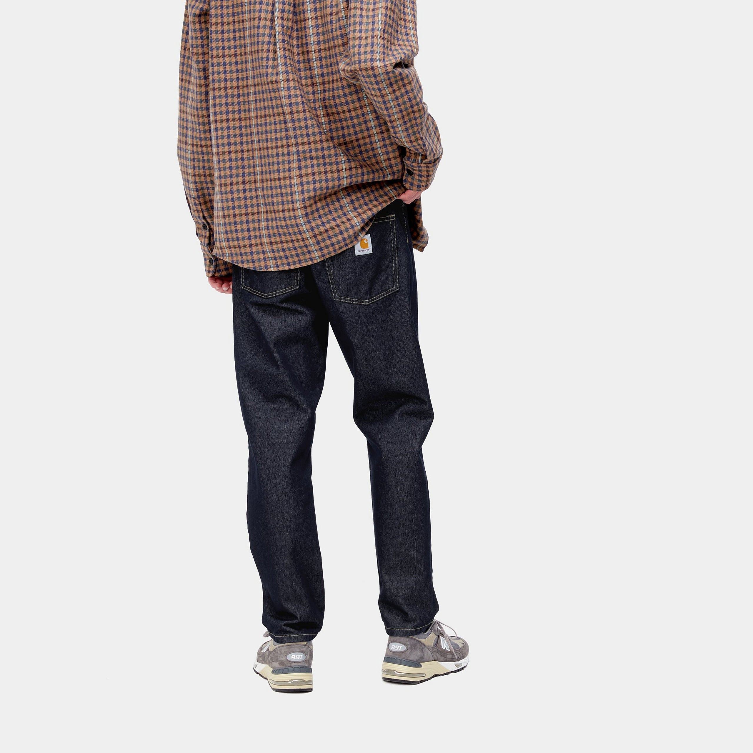 Carhartt WIP Newel Denim Pant in Blue One Wash