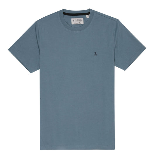 Original Penguin Pin Point T-Shirt Spring Lake Blue