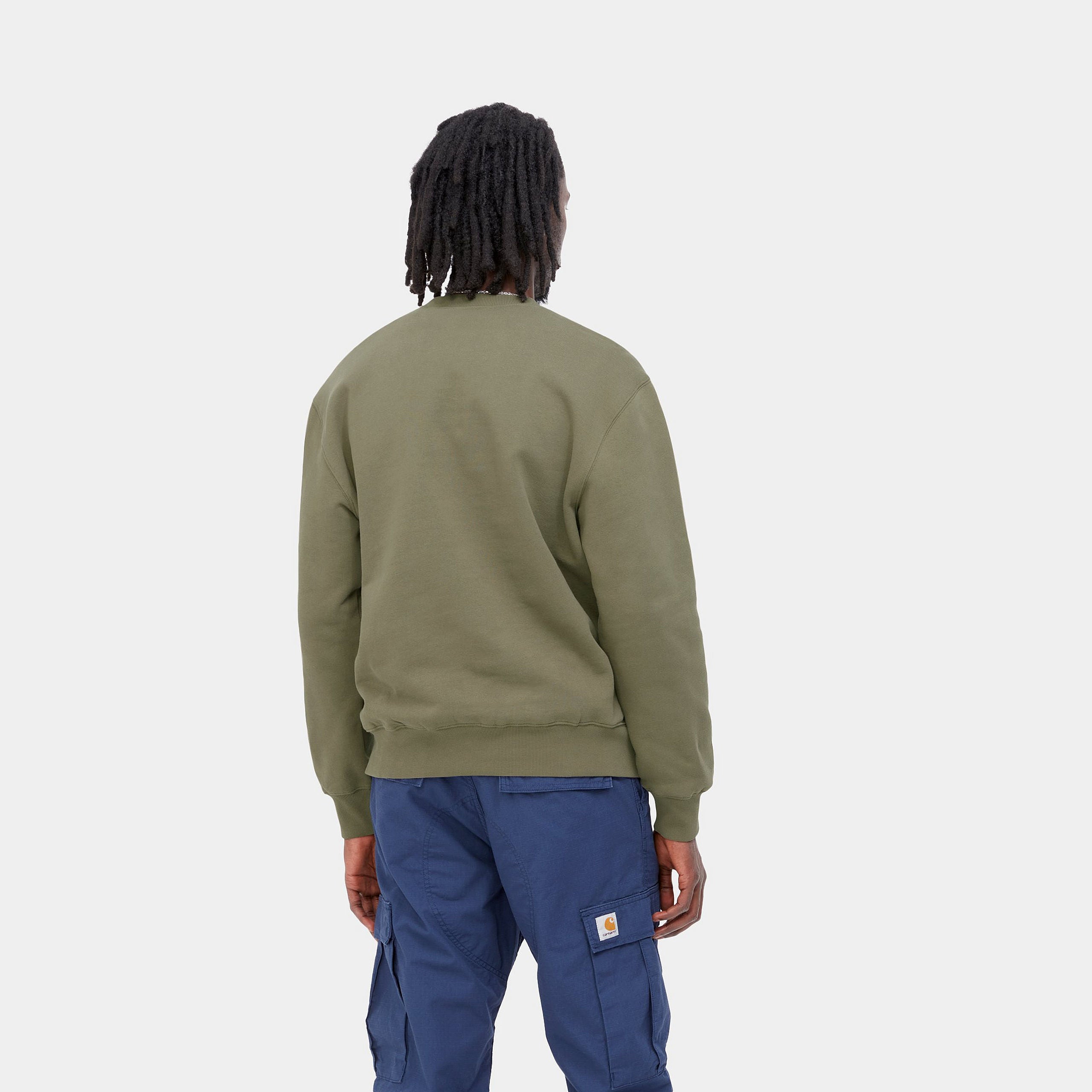 Carhartt WIP Pocket Sweat Cotton in Seaweed