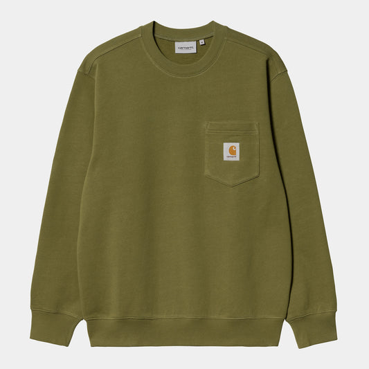 Carhartt WIP Pocket Sweat Cotton in Kiwi