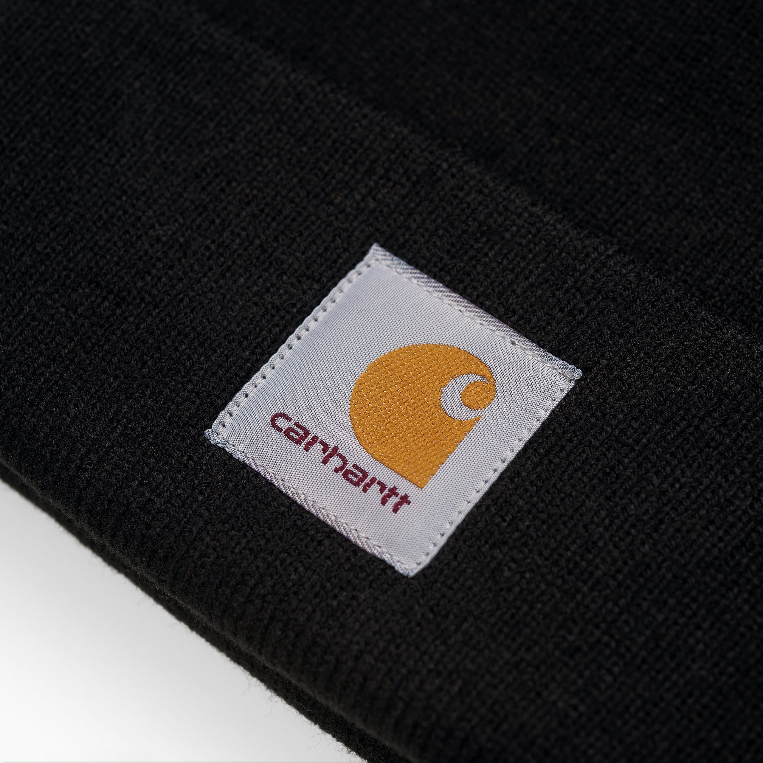 Carhartt WIP Acrylic Short Watch Hat in Black