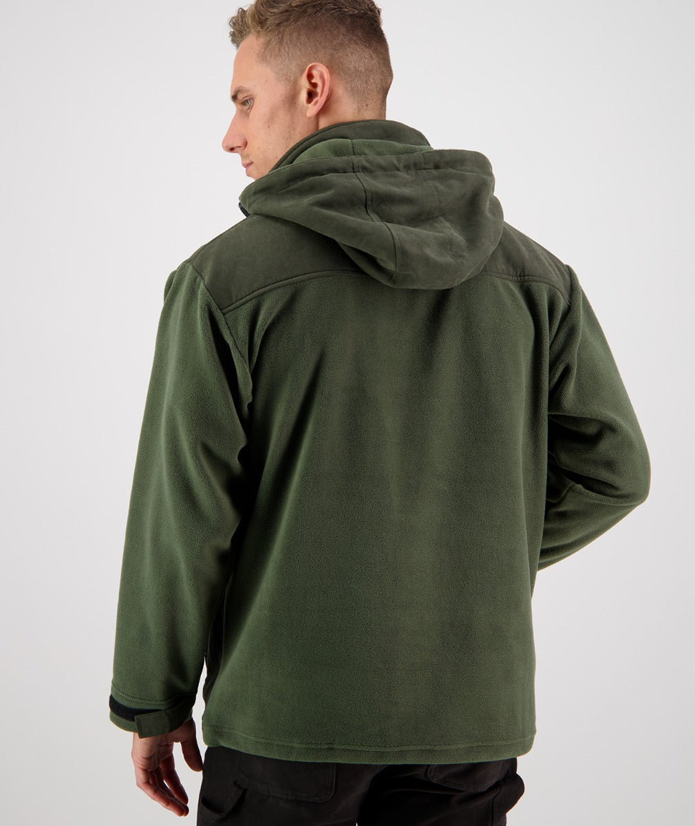 Swanndri High Rock Pullover Fleece Olive Green