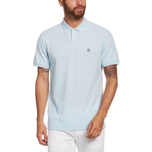 Original Penguin Organic Cotton Polo Omphalodes Blue