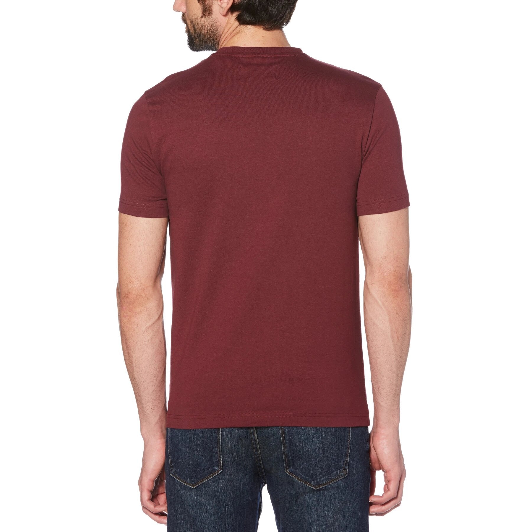 Original Penguin Pin Point T-Shirt in Tawny Port