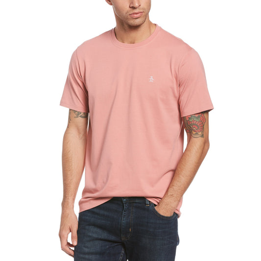 Original Penguin Pin Point Logo T-Shirt Dusty Rose