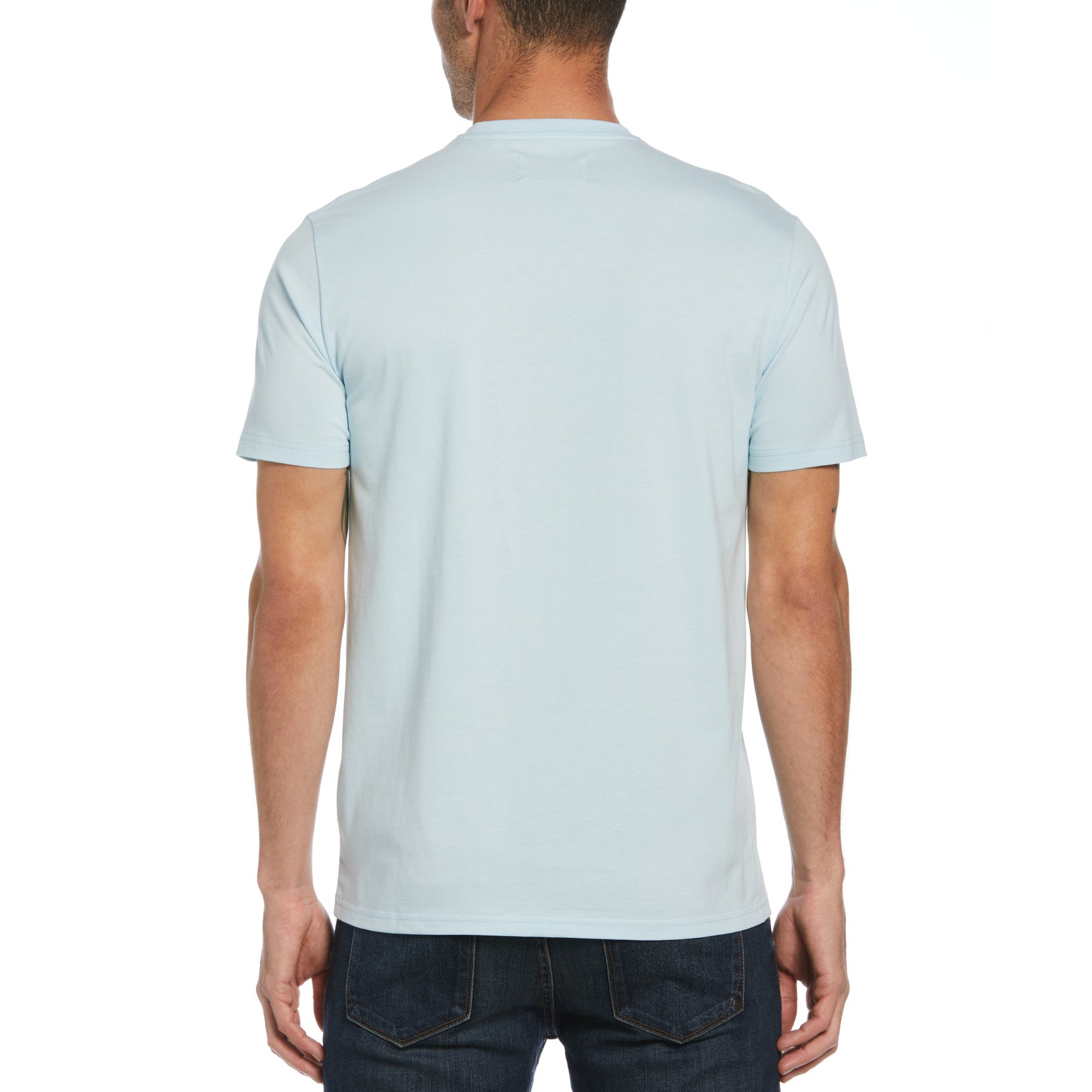 Original Penguin Pin Point T-Shirt Omphalodes Blue